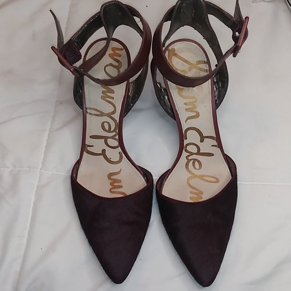 Sam Edelman Okala burgundy  Pumps 9